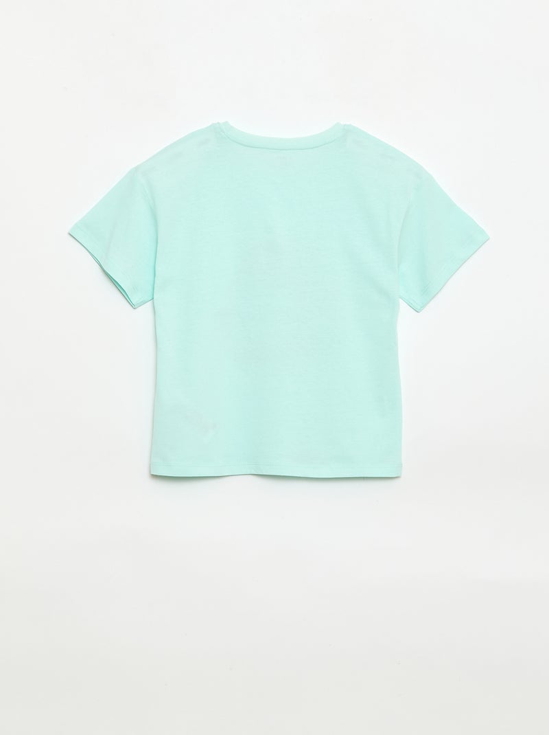 Camiseta estampada con fantasía Azul - Kiabi