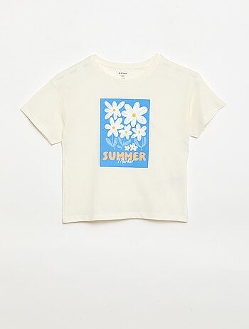 Camiseta estampada con fantasía