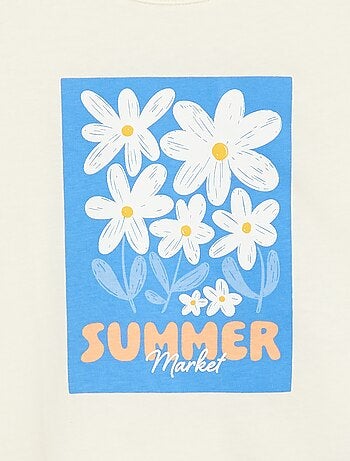 Camiseta estampada con fantasía