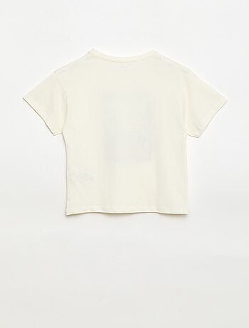 Camiseta estampada con fantasía