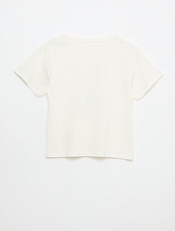 Camiseta estampada con fantasía