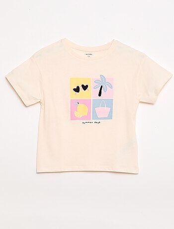 Camiseta estampada con fantasía