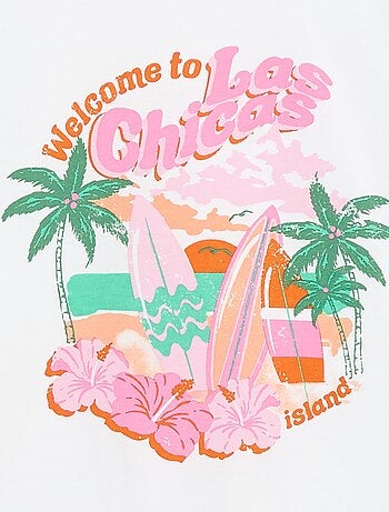 Camiseta estampada con fantasía