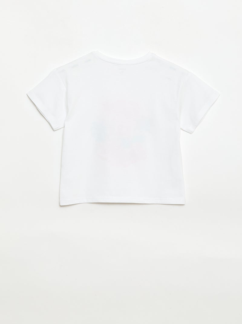 Camiseta estampada con fantasía Blanco - Kiabi