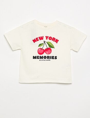 Camiseta estampada con fantasía