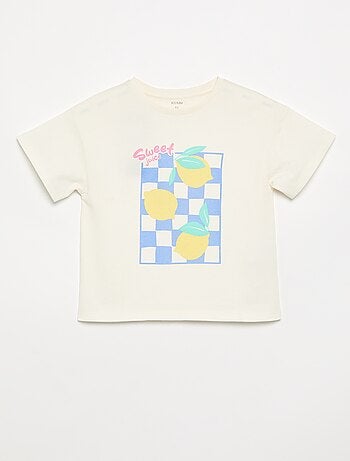 Camiseta estampada con fantasía