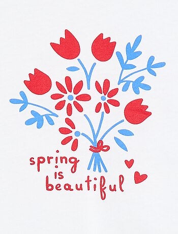 Camiseta estampada con fantasía