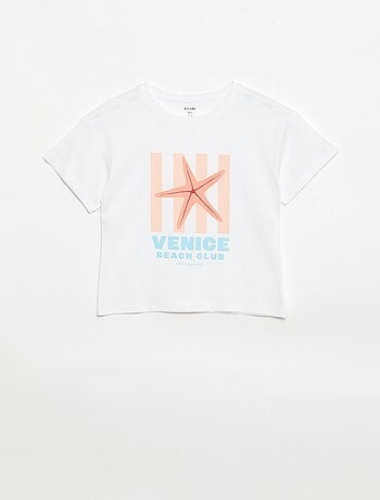 Camiseta estampada con fantasía