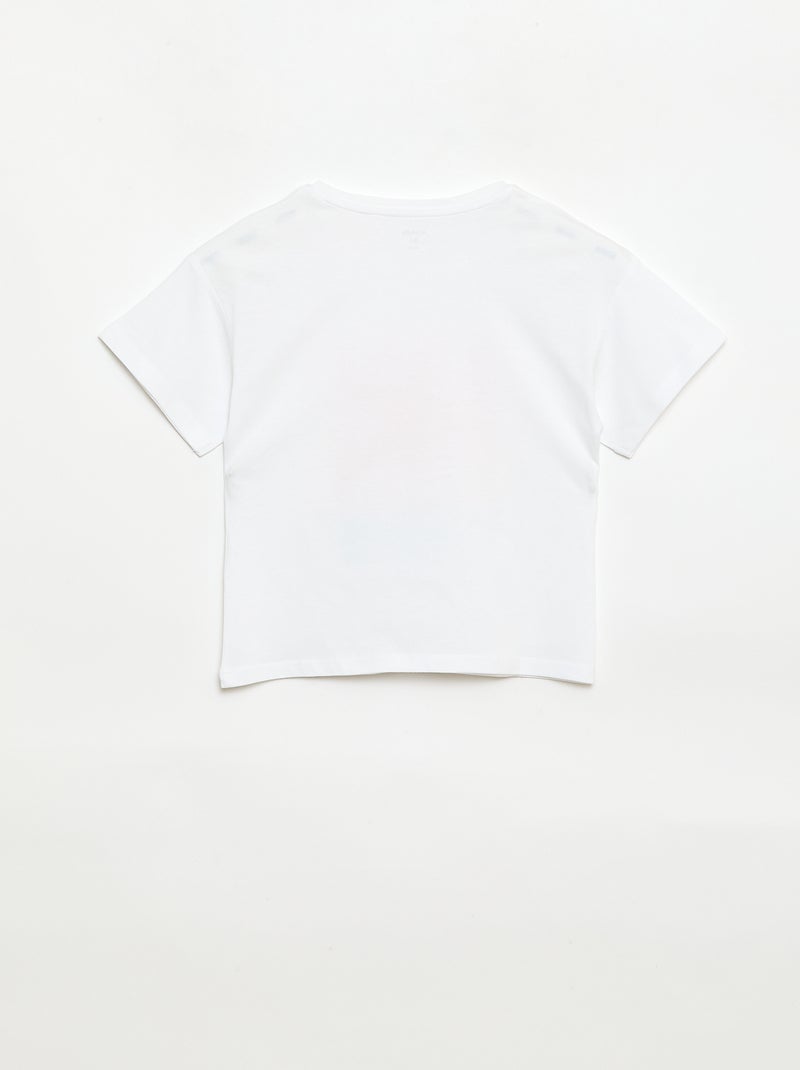 Camiseta estampada con fantasía Naranja - Kiabi