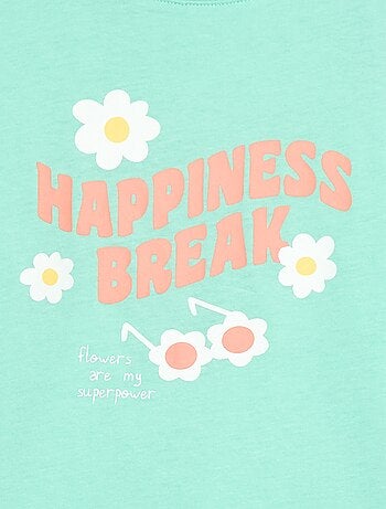 Camiseta estampada con fantasía