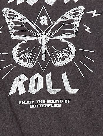 Camiseta estampada con fantasía