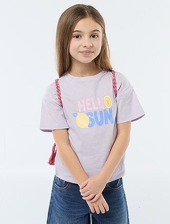 Camiseta estampada con fantasía