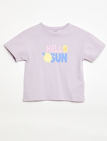 Camiseta estampada con fantasía