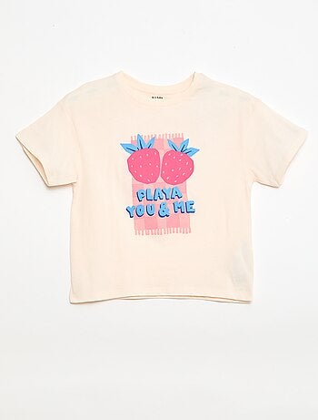 Camiseta estampada con fantasía