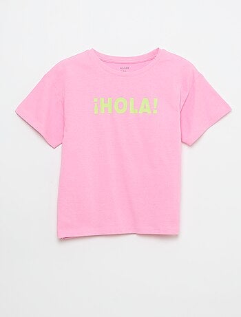 Camiseta estampada con fantasía