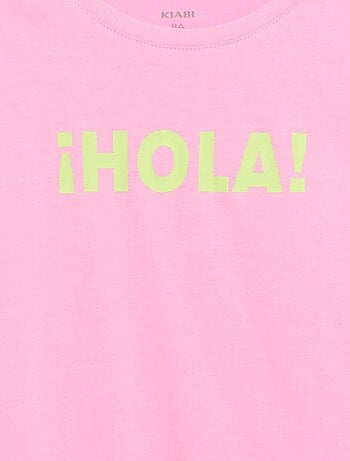 Camiseta estampada con fantasía