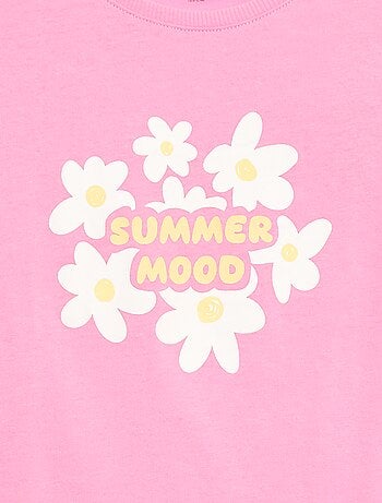 Camiseta estampada con fantasía