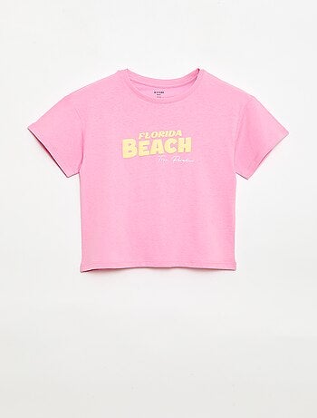 Camiseta estampada con fantasía