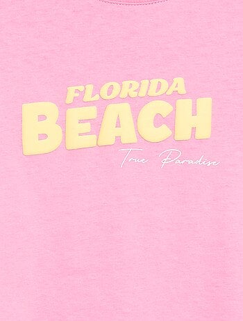 Camiseta estampada con fantasía