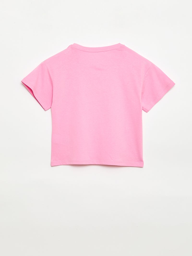 Camiseta estampada con fantasía Rosa - Kiabi