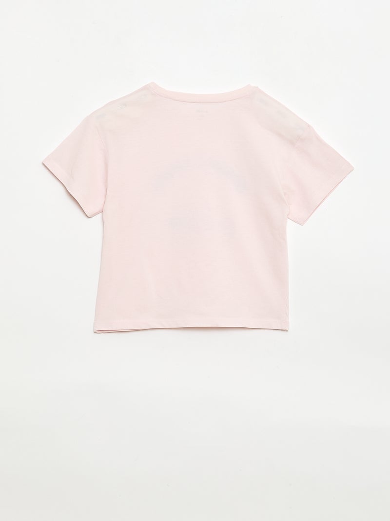 Camiseta estampada con fantasía Rosa - Kiabi
