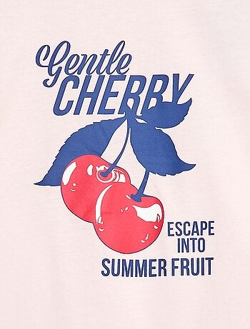 Camiseta estampada con fantasía