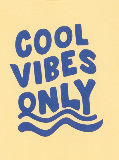 Camiseta estampada con mensaje - Kiabi