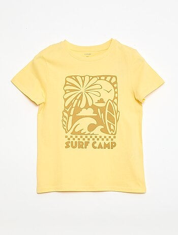 Camiseta estampada con mensaje