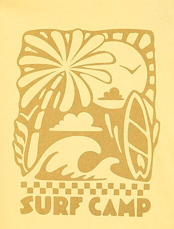 Camiseta estampada con mensaje