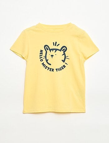 Camiseta estampada con mensaje