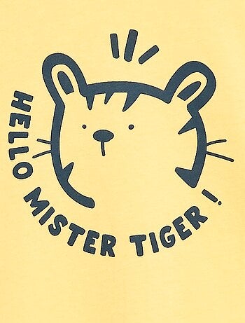 Camiseta estampada con mensaje