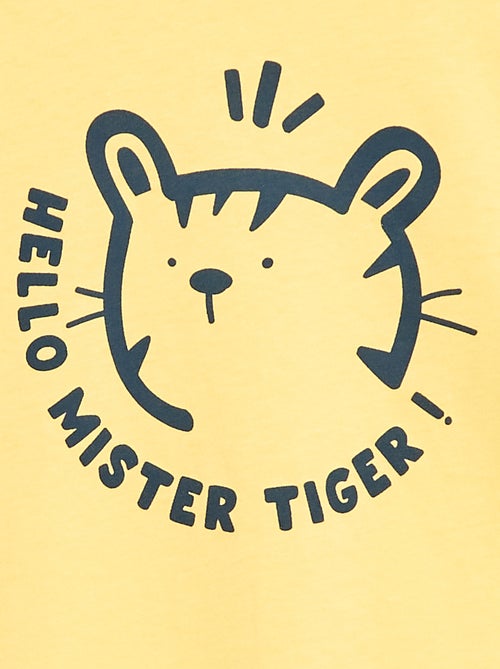 Camiseta estampada con mensaje - Kiabi