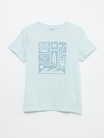 Camiseta estampada con mensaje