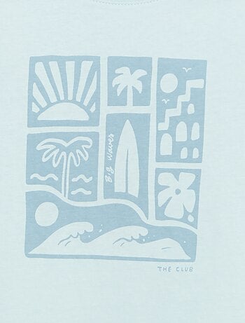 Camiseta estampada con mensaje