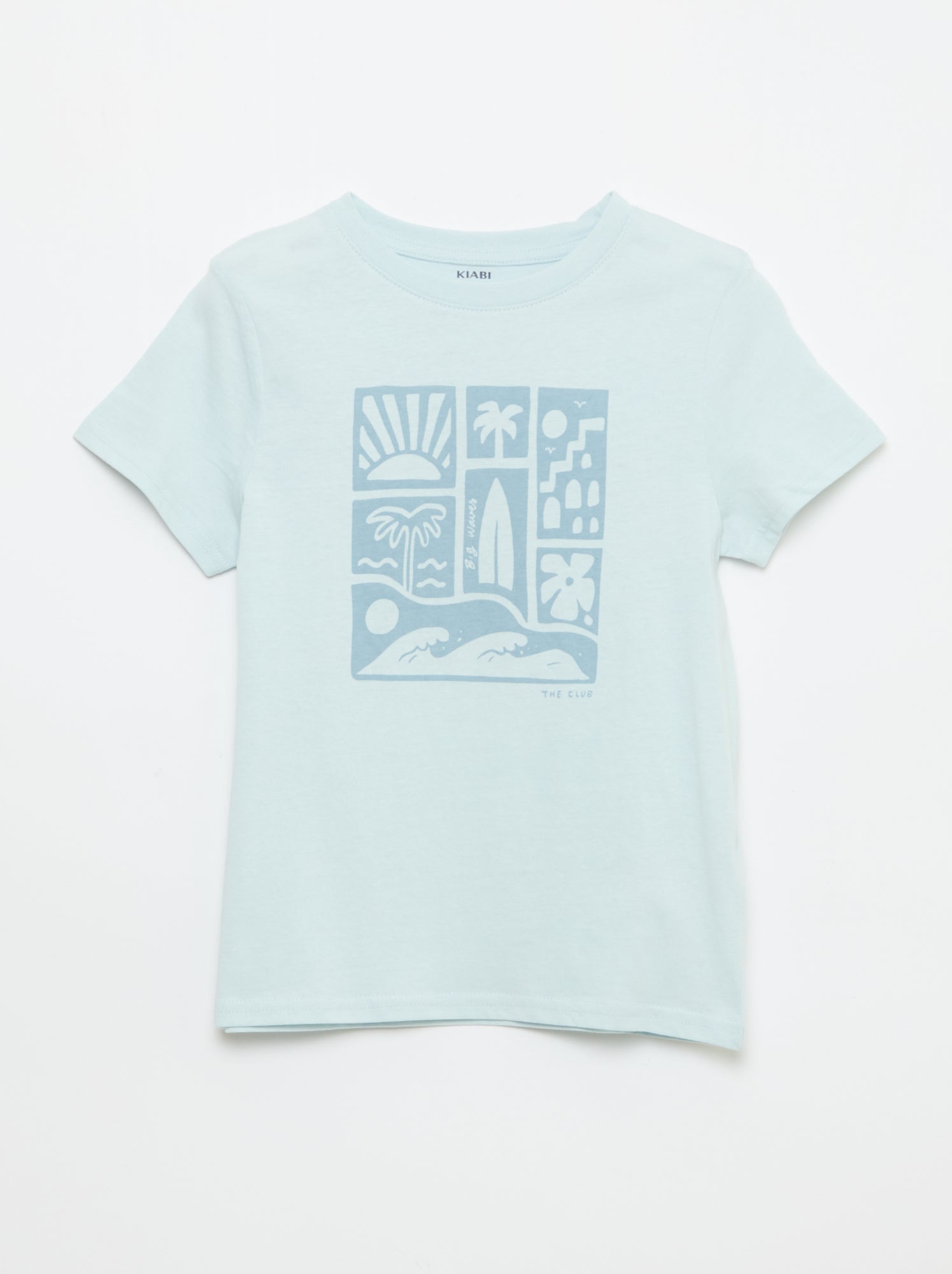 Camiseta estampada con mensaje