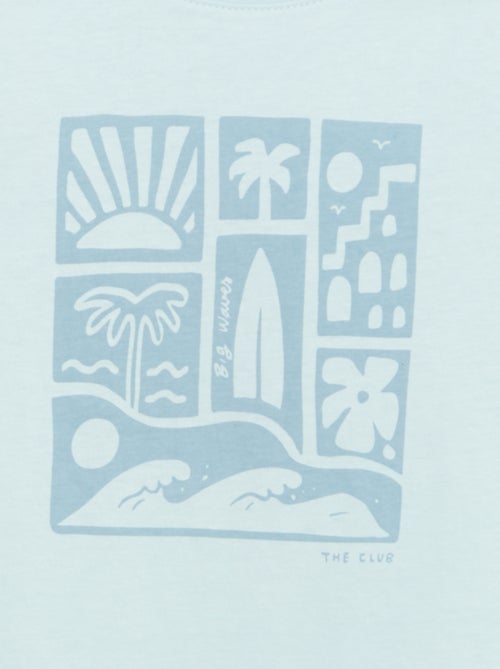 Camiseta estampada con mensaje - Kiabi