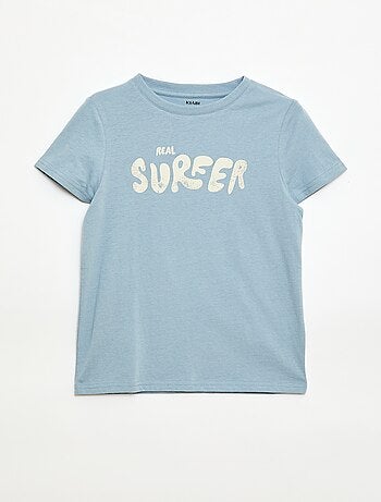 Camiseta estampada con mensaje