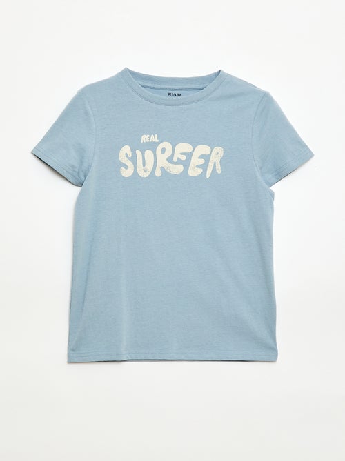 Camiseta estampada con mensaje - Kiabi