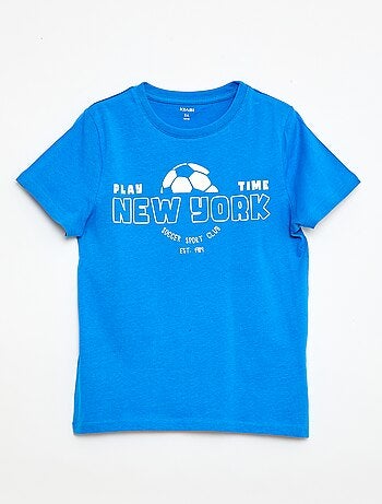 Camiseta estampada con mensaje