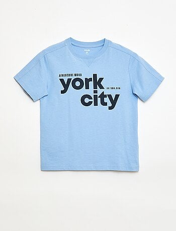 Camiseta estampada con mensaje