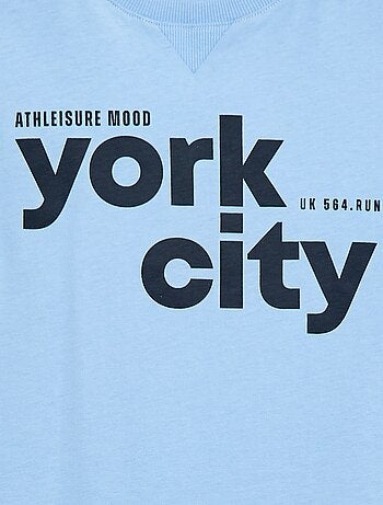 Camiseta estampada con mensaje