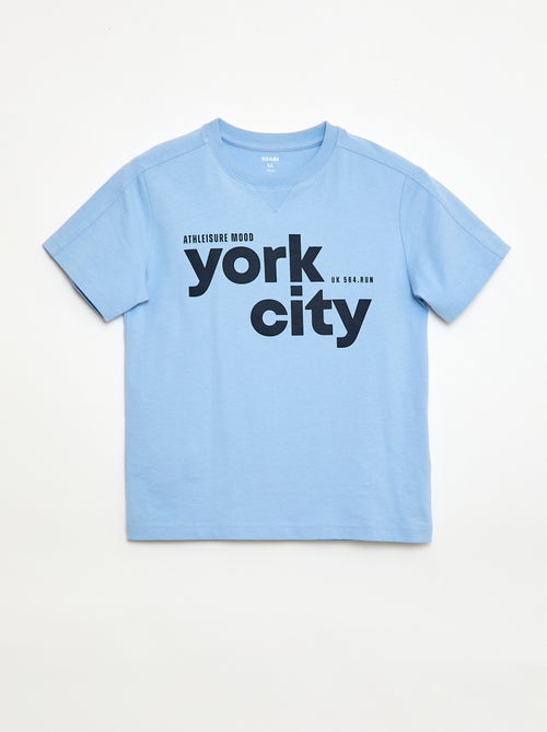 Camiseta estampada con mensaje - Kiabi