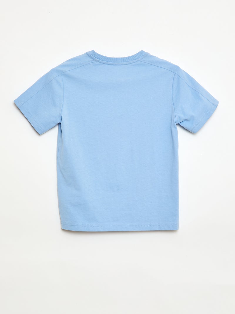Camiseta estampada con mensaje Azul - Kiabi