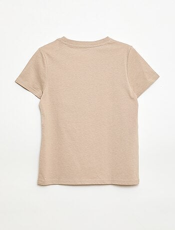 Camiseta estampada con mensaje