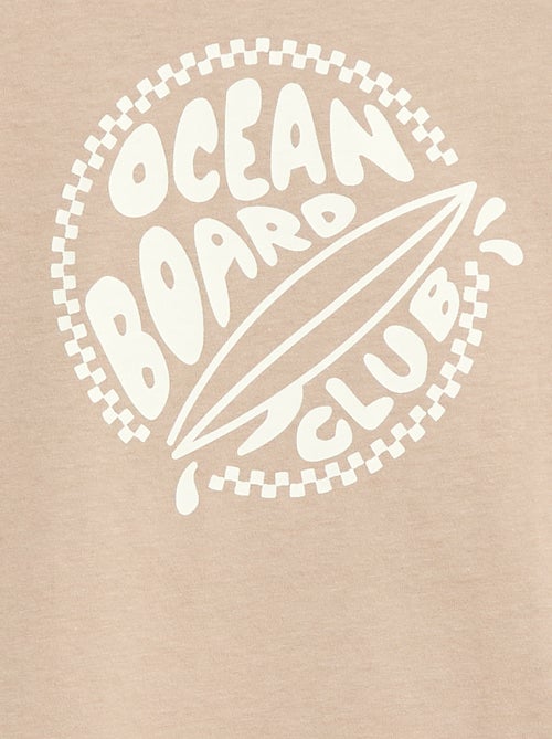 Camiseta estampada con mensaje - Kiabi