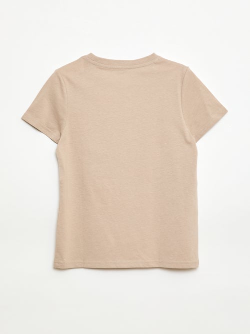 Camiseta estampada con mensaje - Kiabi