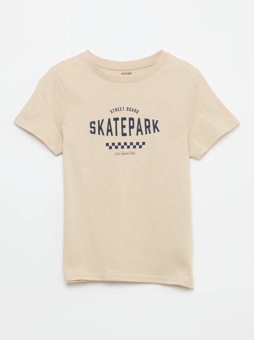 Camiseta estampada con mensaje - Kiabi