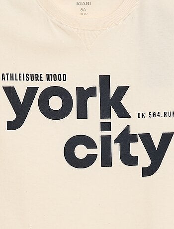 Camiseta estampada con mensaje