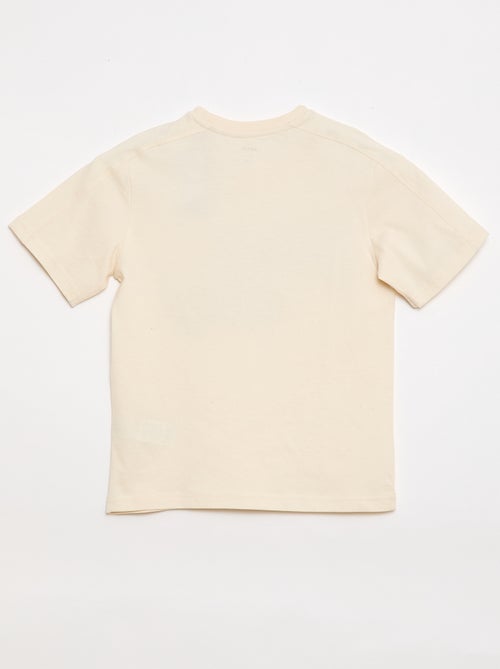 Camiseta estampada con mensaje - Kiabi