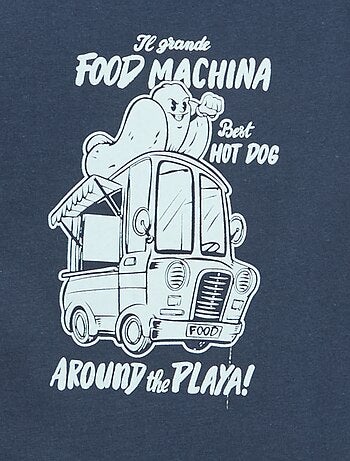 Camiseta estampada con mensaje